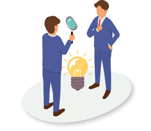 発見のイメージイラスト